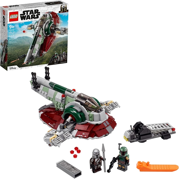 ასაწყობი კონსტრუქცია Lego 75312 Star Wars Boba Fett's Starship 593Pcs