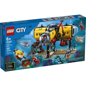 ასაწყობი კონსტრუქცია Lego 60265 City Ocean Exploration Base 497Pcs