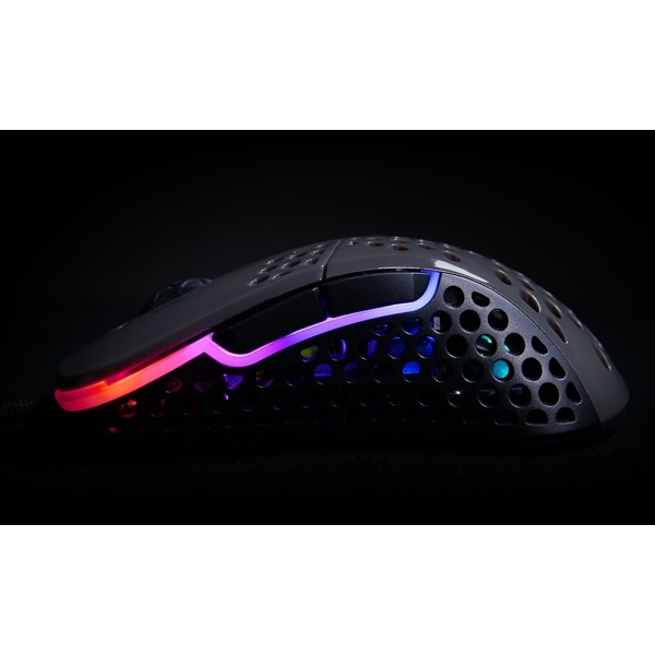 მაუსი Xtrfy M4 RGB Wired Gaming mouse, USB, Glossy Gray