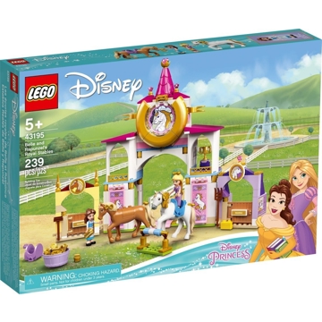 ასაწყობი კონსტრუქცია Lego 43195, Belle and Rapunzel's Royal Stables