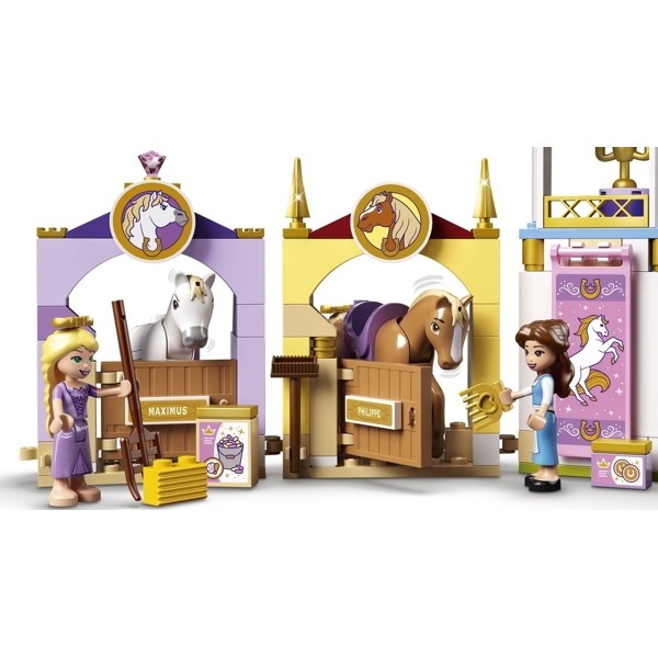 ასაწყობი კონსტრუქცია Lego 43195, Belle and Rapunzel's Royal Stables