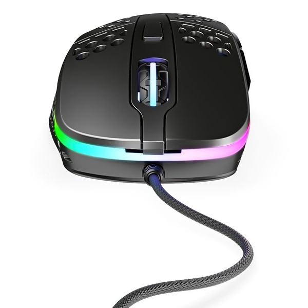 მაუსი Xtrfy M4 RGB Wired Gaming Mouse, USB, Black