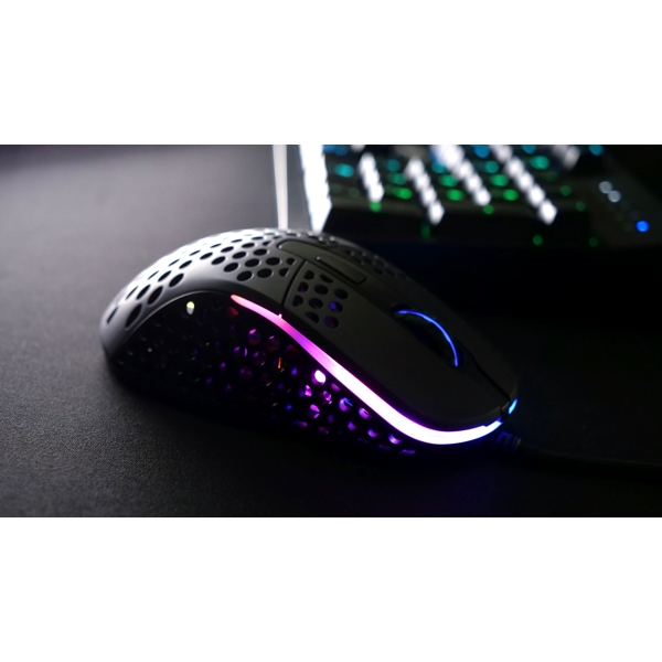 მაუსი Xtrfy M4 RGB Wired Gaming Mouse, USB, Black