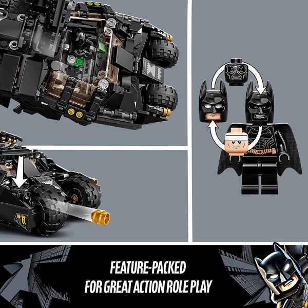 ასაწყობი მანქანა Lego 76239,  DC Batman Batmobile Tumbler: Scarecrow Showdown