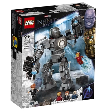 ასაწყობი რობოტი Lego 76190, Iron Man: Iron Monger Mayhem