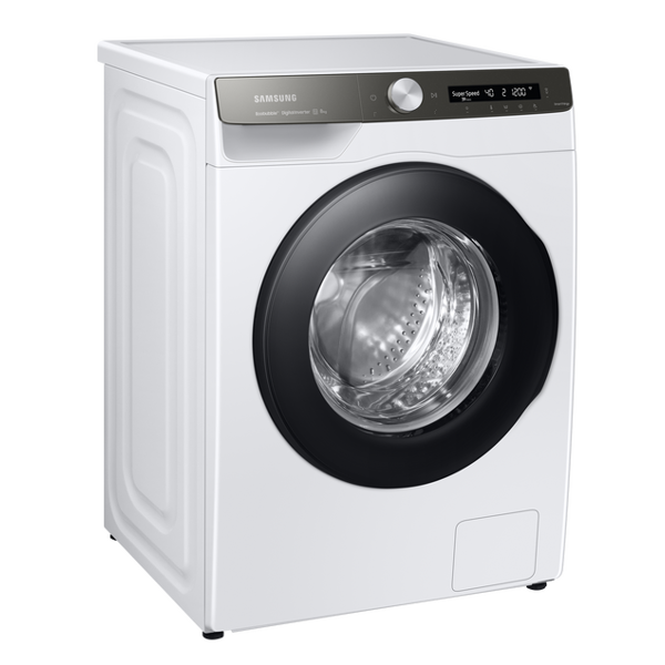 სარეცხი მანქანა Samsung WW80A6S28ATLP  8kg, 1200 RPM , A+++, Smart, Eco Bubble, White