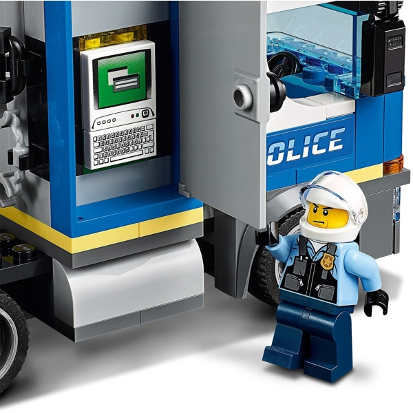 ასაწყობი ვერტმფრენი Lego 60244, City Police Helicopter Transport