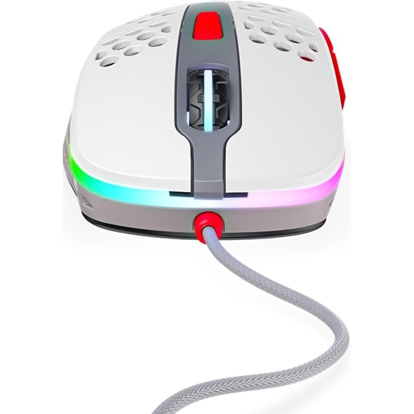 მაუსი Xtrfy M4 RGB Wired Retro Gaming Mouse, USB, Gray