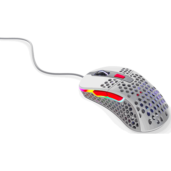 მაუსი Xtrfy M4 RGB Wired Retro Gaming Mouse, USB, Gray