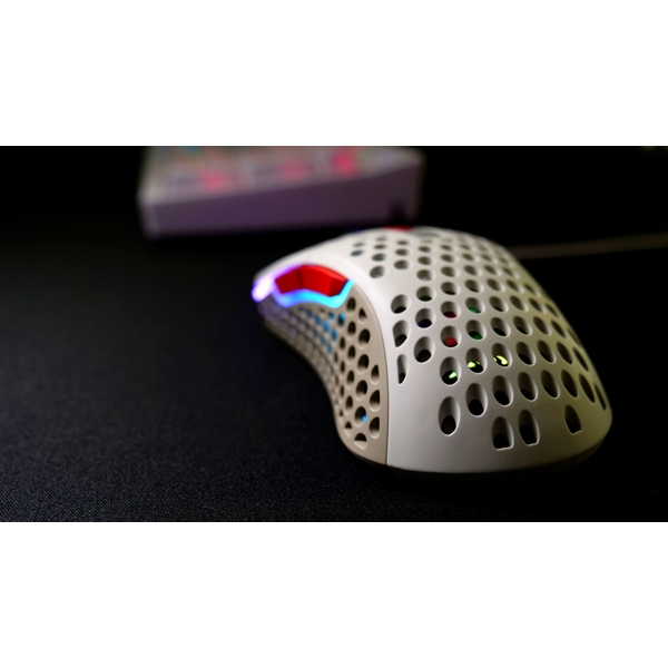 მაუსი Xtrfy M4 RGB Wired Retro Gaming Mouse, USB, Gray