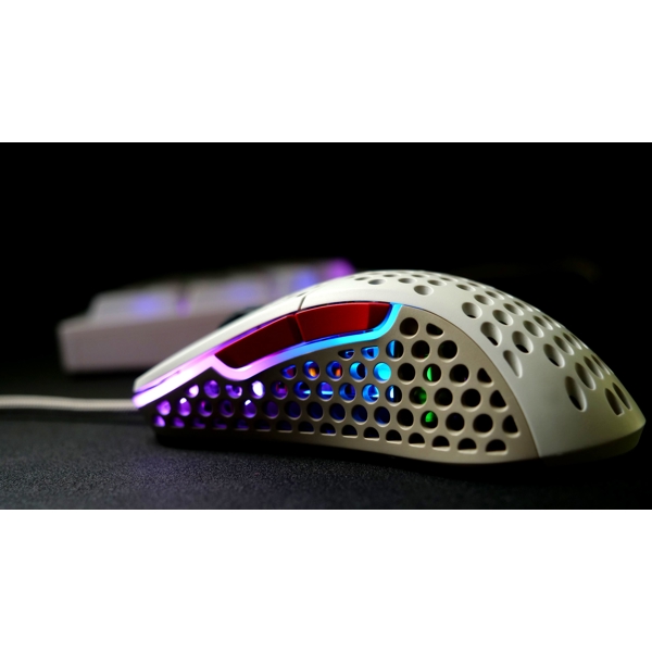 მაუსი Xtrfy M4 RGB Wired Retro Gaming Mouse, USB, Gray