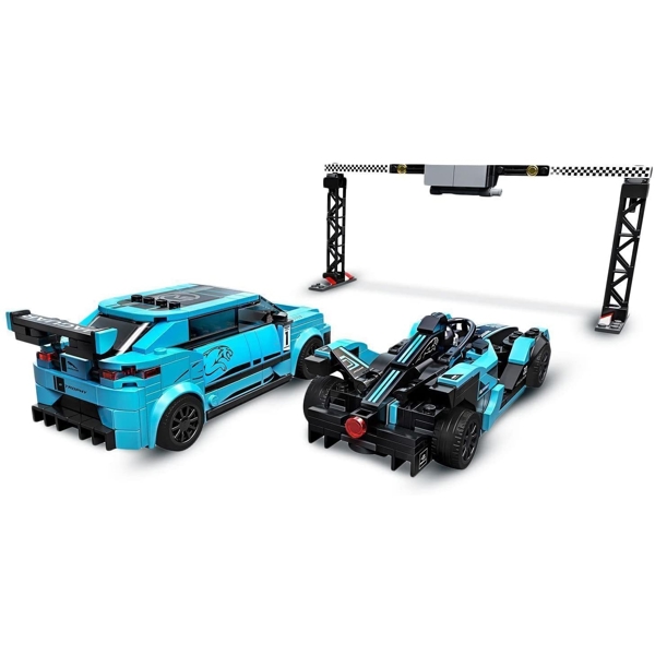 ასაწყობი მანქანა Lego 76898, Speed Champions Formula E Panasonic Jaguar