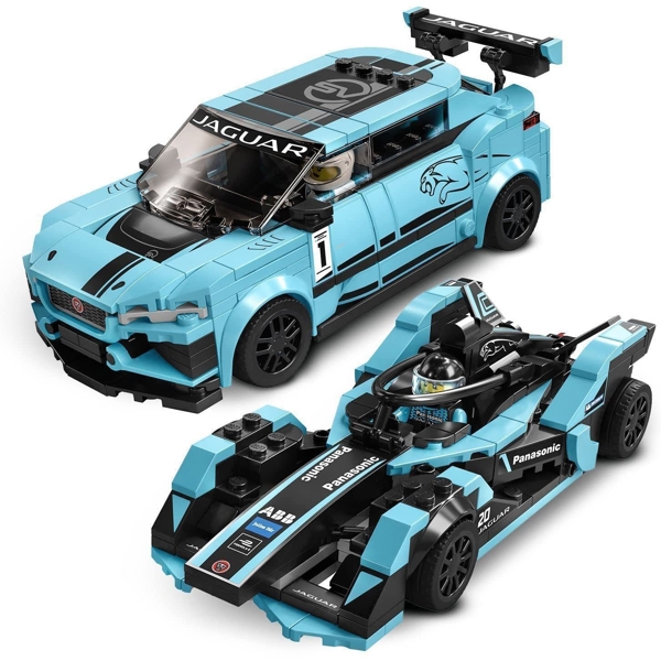 ასაწყობი მანქანა Lego 76898, Speed Champions Formula E Panasonic Jaguar