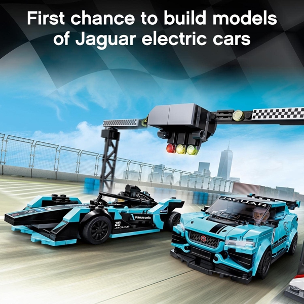 ასაწყობი მანქანა Lego 76898, Speed Champions Formula E Panasonic Jaguar