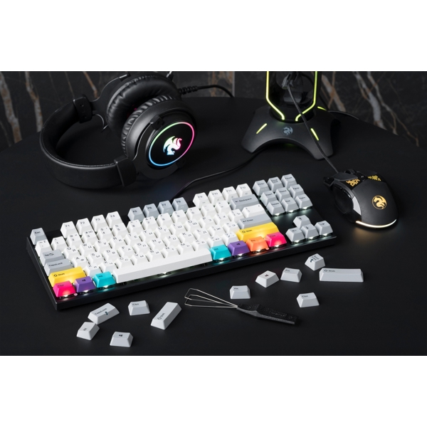 კლავიატურა Varmilo VA87M CMYK, Cherry MX Brown, USB, Wired Gaming Keyboard