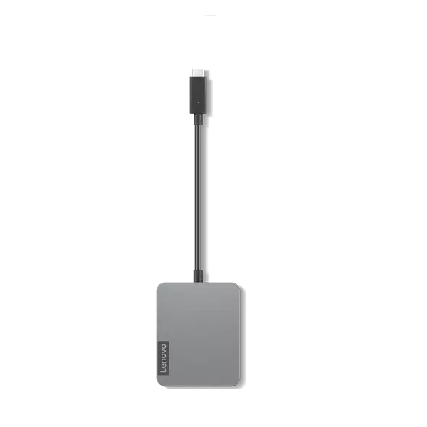 Usb ჰაბი Lenovo 4X91A30366, USB-C Travel Hub Gen 2, VGA, HDMI, RJ45, USB, Storm Gray