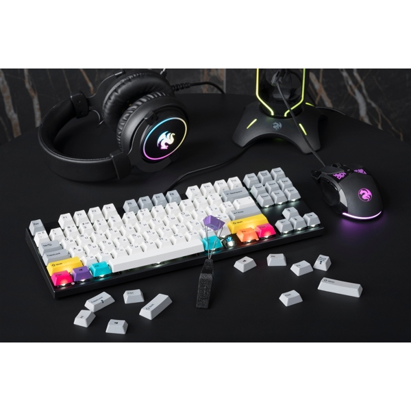 კლავიატურა Varmilo VA87M CMYK, Cherry MX Red, USB, Wired Gaming Keyboard