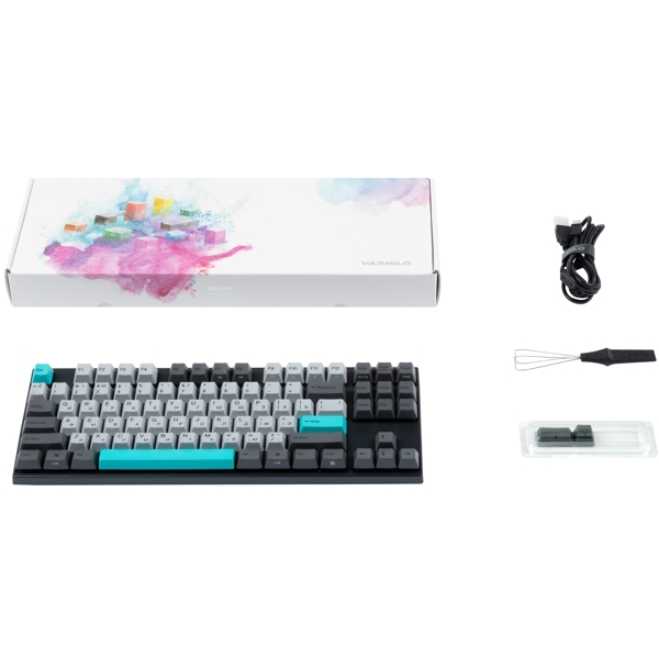 კლავიატურა Varmilo VA87M Moonlight, Cherry MX Blue, USB, Wired Gaming Keyboard