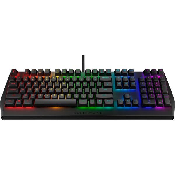 კლავიატურა Dell AW410K Alienware, Wired, Gaming Keyboard, Mechanical, RGB, Black