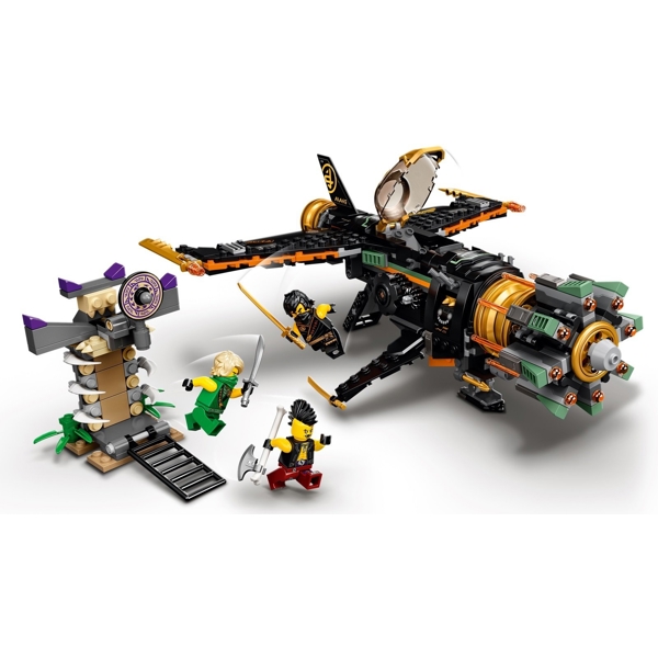 ასაწყობი თვითმფრინავი Lego 71736, Ninjago Boulder Blaster