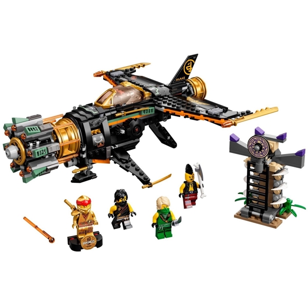 ასაწყობი თვითმფრინავი Lego 71736, Ninjago Boulder Blaster