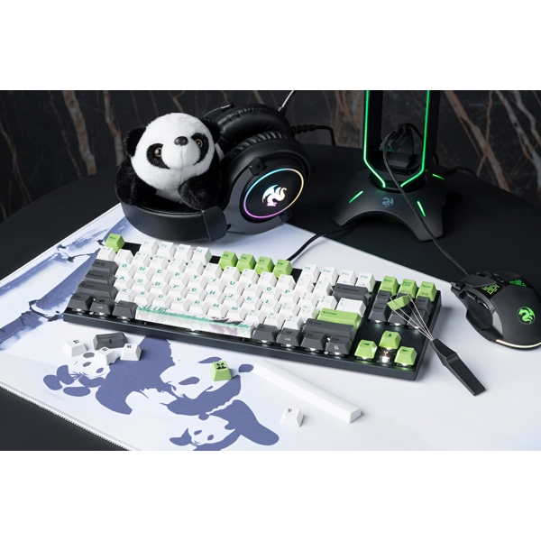 კლავიატურა Varmilo VA87M Panda, Cherry MX Blue, USB, Wired Gaming Keyboard