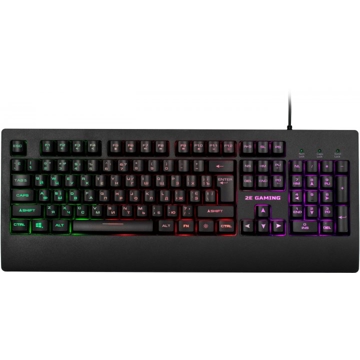 კლავიატურა 2E KG330, Wired, LED, Gaming Keyboard, Black