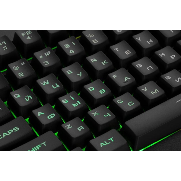 კლავიატურა 2E KG330, Wired, LED, Gaming Keyboard, Black