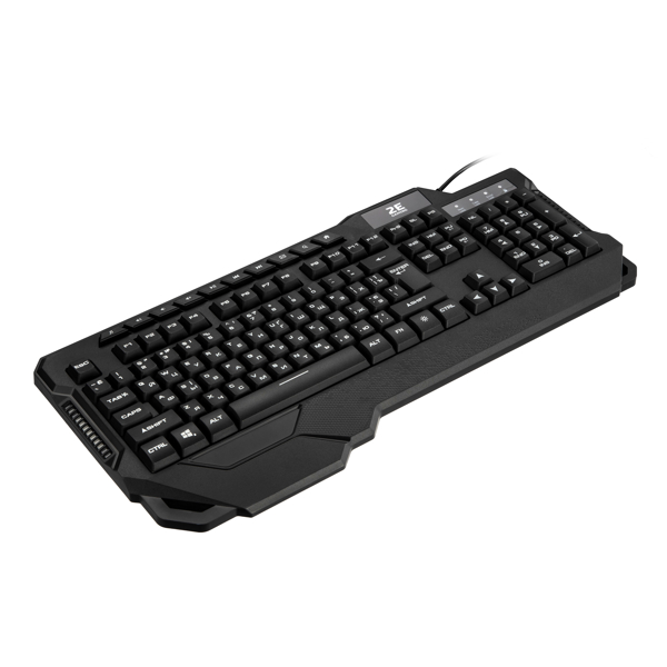 კლავიატურა 2E 2E-KG340UBK KG330 LED, USB, Wired Gaming Keyboard, Black