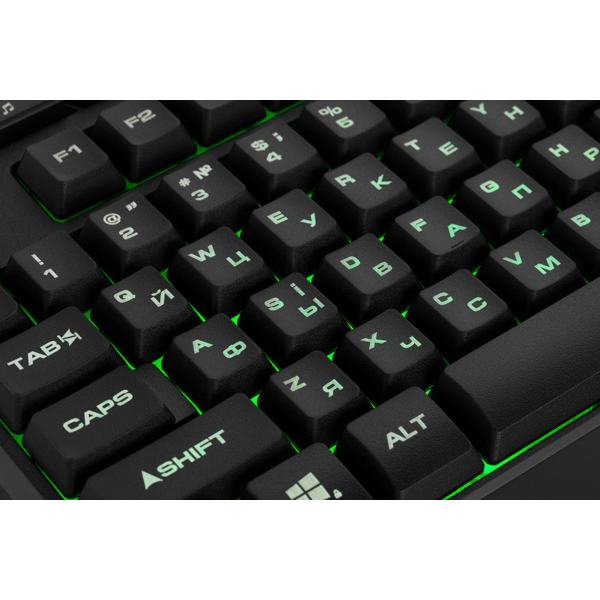 კლავიატურა 2E 2E-KG340UBK KG330 LED, USB, Wired Gaming Keyboard, Black