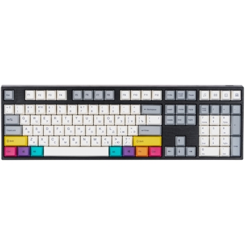 კლავიატურა Varmilo VA108M CMYK, Cherry MX Red, USB, Wired Gaming Keyboard