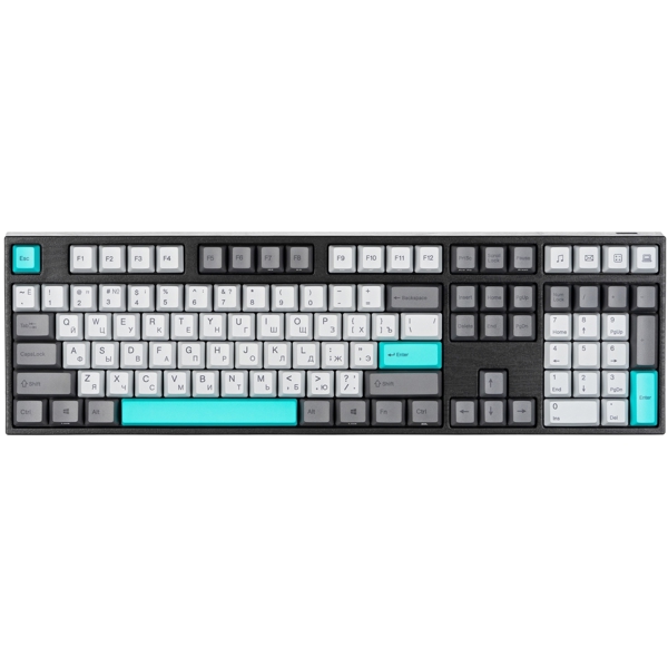 კლავიატურა Varmilo VA108M Moonlight, Cherry MX Red, USB, Wired Gaming Keyboard