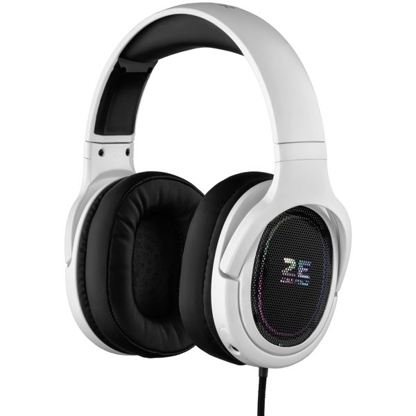 ყურსასმენი 2E HG330 Wired Gaming Headset, RGB, USB 7.1, White