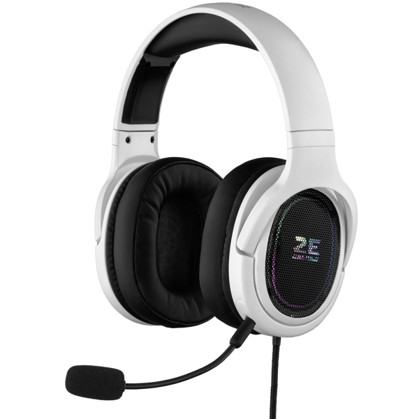 ყურსასმენი 2E HG330 Wired Gaming Headset, RGB, USB 7.1, White