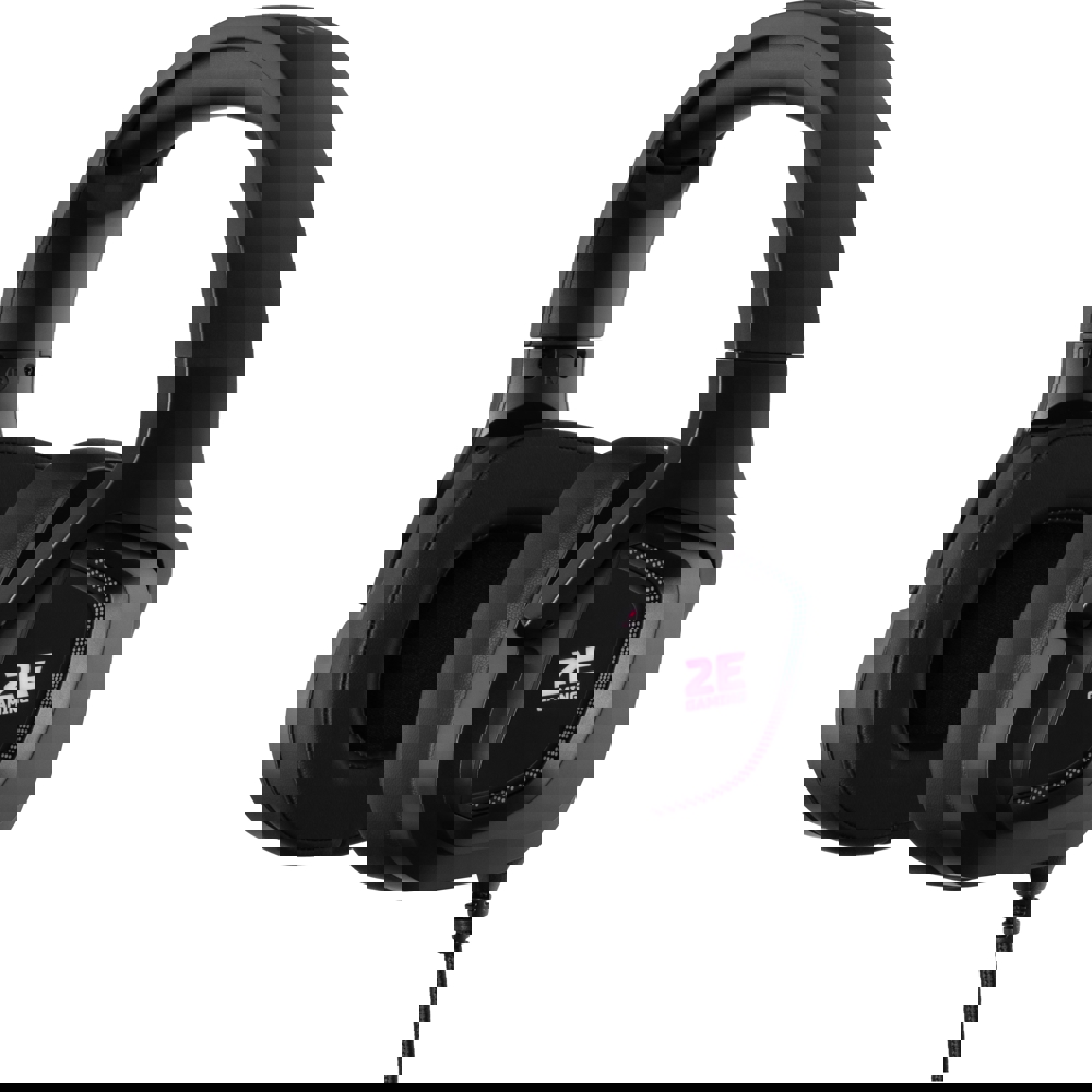 ყურსასმენი 2E HG340 Wired Gaming Headset RGB, USB 7.1, Black