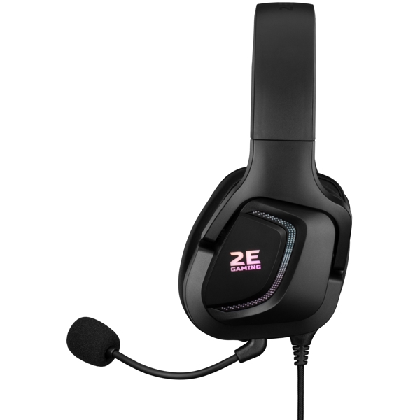 ყურსასმენი 2E HG340 Wired Gaming Headset RGB, USB 7.1, Black