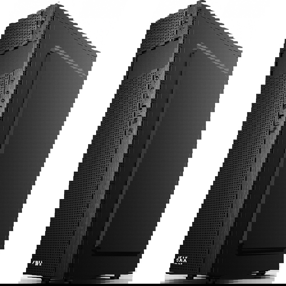 2E E185-400 ALFA Computer Case, MidT, PSU 2E ATX400W, MidT, 2xUSB2.0, 1xUSB3.0, steel (side panel), black