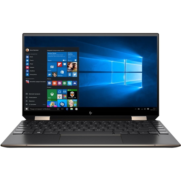 ნოუთბუქი HP 2W2C1EA Compaq Spectre X360 13.3" i7-1165G7, 16GB, 1TB SSD, Integrated, W10H, Nightfall Black 