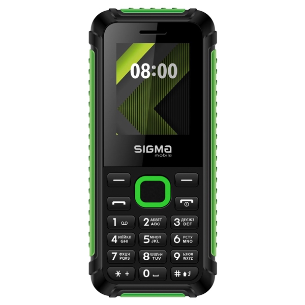 მობილური ტელეფონი Sigma X-STYLE 18 TRACK Dual SIM, Green