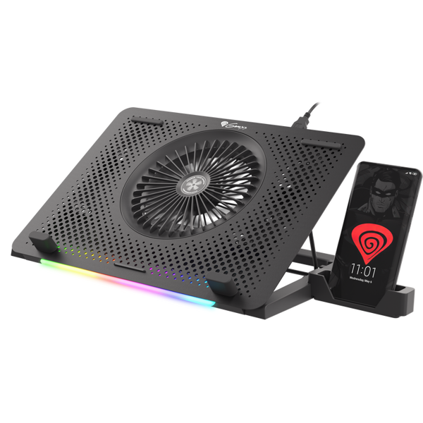 ნოუთბუქის გამაგრილებელი Genesis HG-1678 Oxid 450 15.6'' RGB Laptop Cooling Stand 