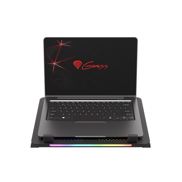 ნოუთბუქის გამაგრილებელი Genesis HG-1678 Oxid 450 15.6'' RGB Laptop Cooling Stand 