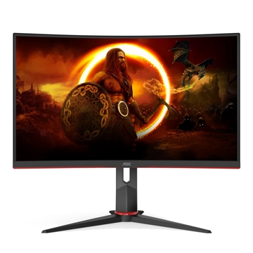 მონიტორი AOC C24G2U/BK 23.6" FHD Gaming Monitor VA, HDMI, USB, DP, Black