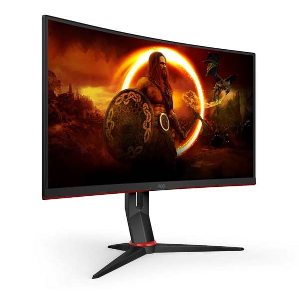 მონიტორი AOC C24G2U/BK 23.6" FHD Gaming Monitor VA, HDMI, USB, DP, Black