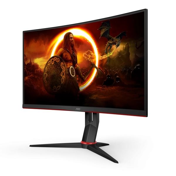 მონიტორი AOC C24G2U/BK 23.6" FHD Gaming Monitor VA, HDMI, USB, DP, Black