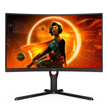 მონიტორი AOC C27G3U/BK 27" FHD Gaming Monitor LCD, HDMI, DP, USB, Black