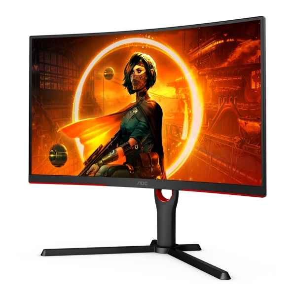 მონიტორი AOC C27G3U/BK 27" FHD Gaming Monitor LCD, HDMI, DP, USB, Black