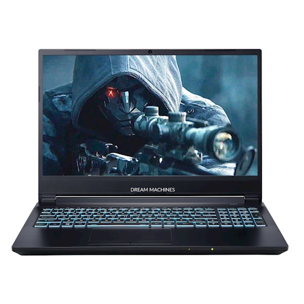 ნოუთბუქი Dream Machines RG3050Ti-15 15.6" FHD, Intel i5-11400H, 16GB, 500GB SSD, RTX3050Ti 4GB, Black