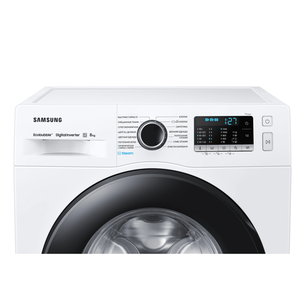 სარეცხი მანქანა Samsung WW80AAS21AELP 8kg, A+++, 1200Rpm, White