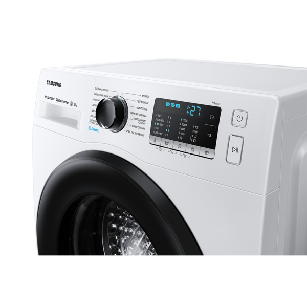 სარეცხი მანქანა Samsung WW80AAS21AELP 8kg, A+++, 1200Rpm, White