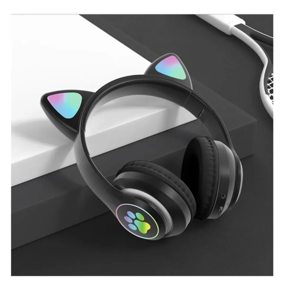 ყურსასმენი Cat Ear STN-28 Wireless bluetooth Headphones, Black